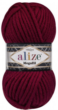 Пряжа Alize superlana megafil №390